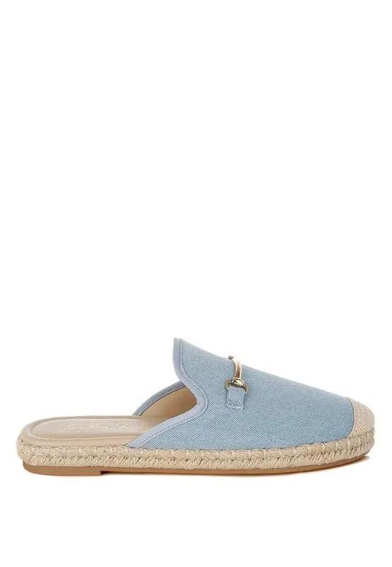 Midori Denim Slip-On Mules for Casual Summer Style - Love Salve